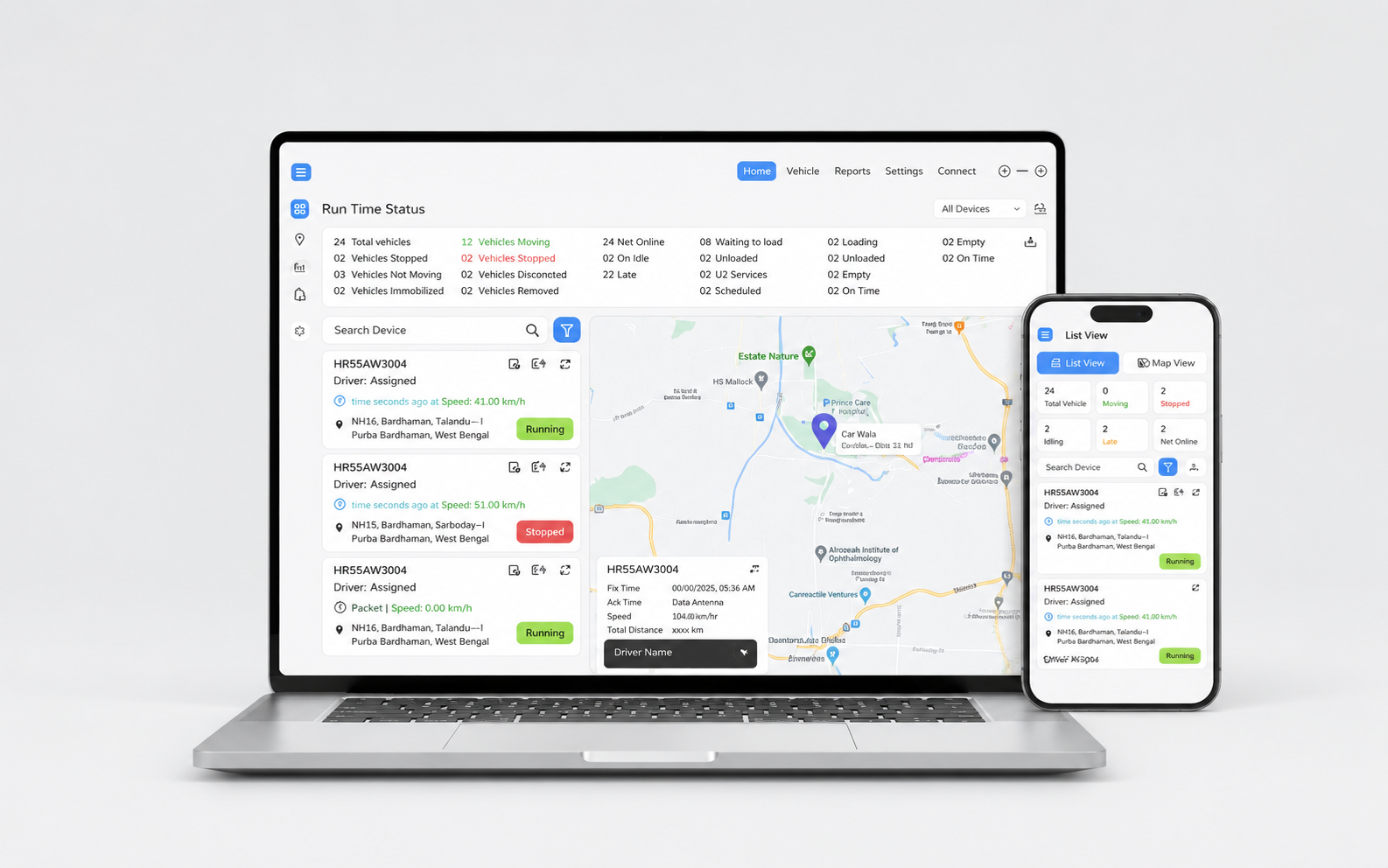 Web Development — an operations dashboard